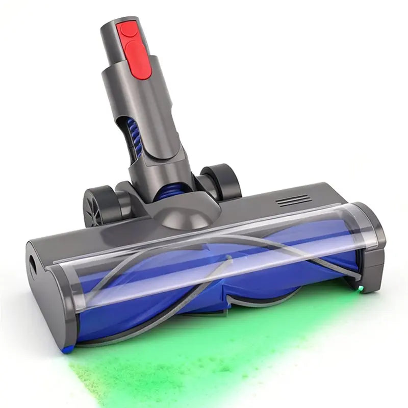 A39M For Roborock H6 H7 Vacuum Cleaner Brush Head Featuring V Shape Turbo Bristles& Headlights Designed For Hard Floors Carpets