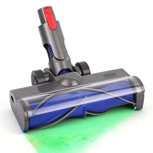 A39M For Roborock H6 H7 Vacuum Cleaner Brush Head Featuring V Shape Turbo Bristles& Headlights Designed For Hard Floors Carpets
