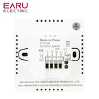 AC90V-240V 3A 16A Water Electric Floor Heating TRV House Room Thermostat Temperature Controller Digital LCD Display Wall Mounted