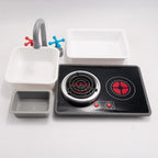 TH Kids Play Kitchen Appliance Realistic Induction Stove With Sound & Light Pretend Play Kitchen Toy For Toddler Operated Models