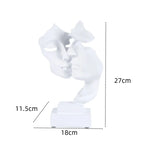 Vilead Nordic Mask Abstract Statue Resin Golden Figurines Home Decoration Accessories Office Living Room Interior Desktop Decor