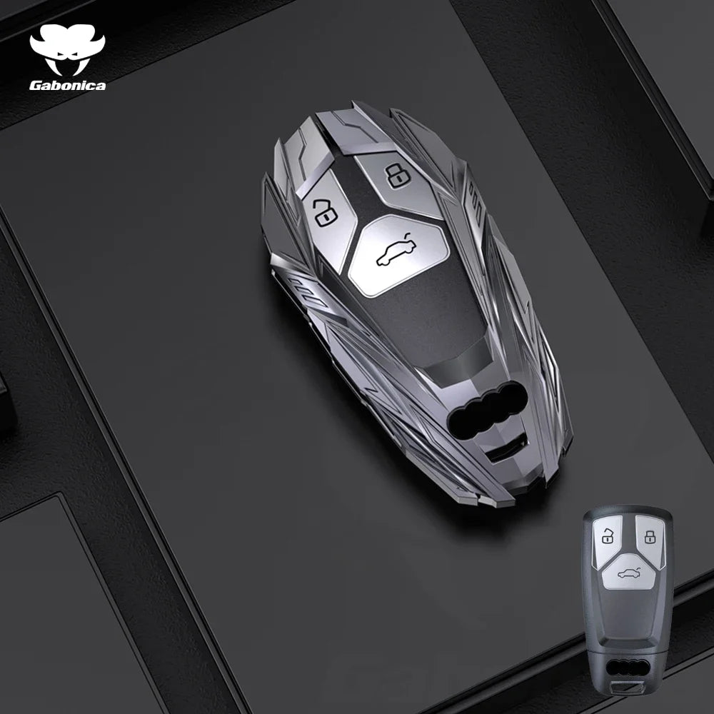 Alloy Car Key Case Cover Shell Fob For Audi A1 A3 Q2L Q3 S3 S5 S6 TT TTS Q7 Q5 A6 A4 A4L Q5L A5 A6L A7 A8 Q8 S4 S8 Accessories