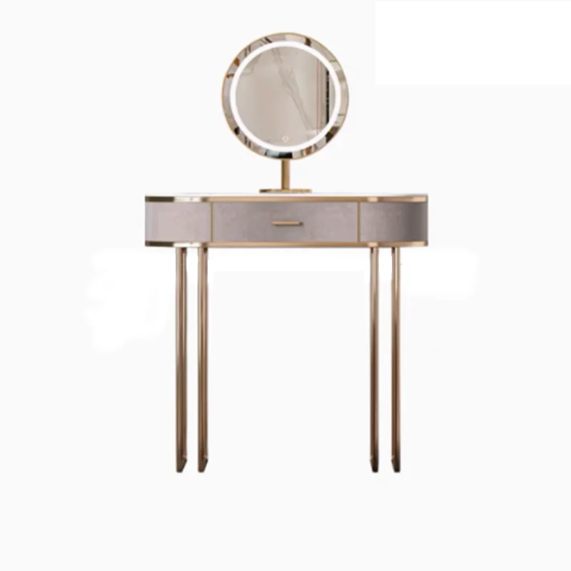 Girl Garden Vanity Table Bedroom Mirror Modern Bathroom Dressing Table Jewelry Organizer Mesa De Maquillaje Trendy Furniture