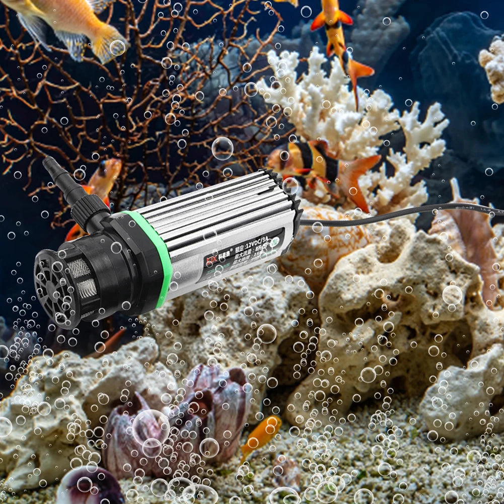 DC 12V Submersible Water Pump Ultra-quiet Bottom Suction Water Pump Multifunctional for Car Washing Fish Tank Flower Watering