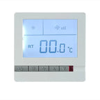 Air Conditioning Panel Switch Digital Thermostat Cooling Heating Ventilation Function Hotel Temperature Controller Thermostat