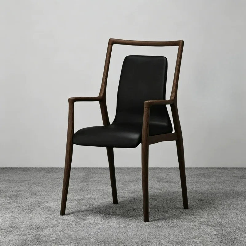 Comfortable Armchair Dining Chairs Kitchen Relaxing Modern Design Dining Chair Minimalist Waiting Room Dining Room Furniture