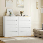 HOSTACK Modern 6 Drawer Dresser for Bedroom, Tall Chest of Drawers with Storage, Large Wood Storage Chest Organizer