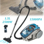2500W Portable Vacuum Cleaner 15000PA Suction Household Multi-functional Dust Removal Mite Dry and Wet Dual Vacuum Cleaner 220V