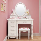 Vanity Stool Dressing Table Essentials Luxury Kawaii White Dressing Table Storage Organizer Mesa Maquillaje Home Furniture