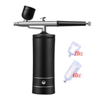 Mini Air Compressor Kit Air-Brush Paint Spray Gun Airbrush For Nail Art Tattoo Craft Cake Nano Fog Mist Sprayer