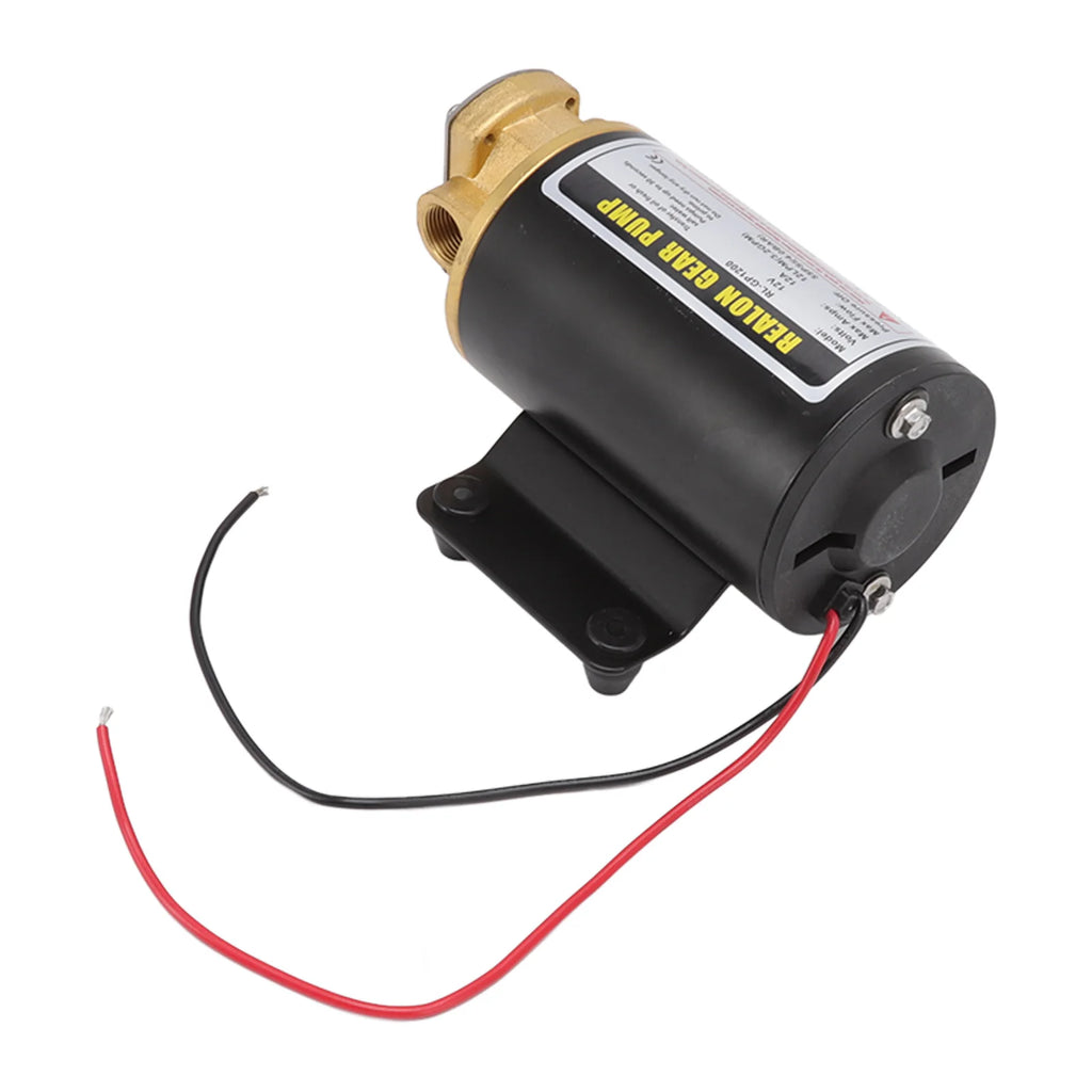 Diesel S Gear Pump Electric Gear Oil Pump Thermal  Motor Pump Oil Transfer Pump with Brass Connector for Diesel Engine