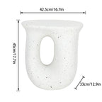 U-shaped Geometric Side End Table Coffee Table Stylish Lightweight Nightstand Bedroom Decor Accent Table
