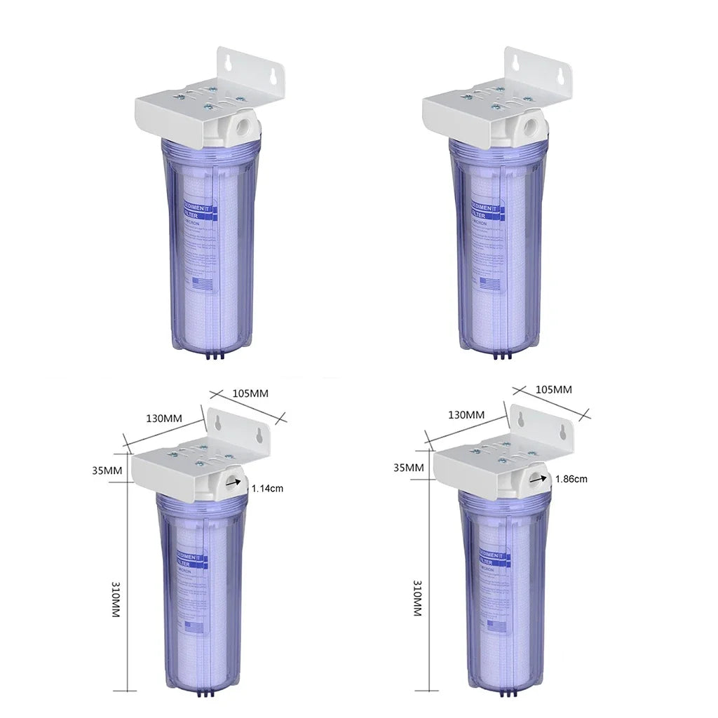 10-inch whole house single-stage water filter pp cotton gradient precipitation kitchen front water purifier 1/41/2'' water inlet