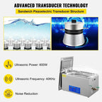 1.3L 2L 3L 6L 10L 15L 22L 30L Ultrasonic Cleaner Lave-Dishes Portable Washing Machine Diswasher Ultrasound Home Appliances