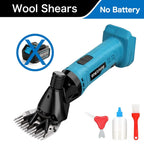 6 Speed 13 Teeth Electric Wool Shears Goat Horse Hair Scissor Wireless Sheep Shearing Farm Clipper tool for Makita 18V Battery