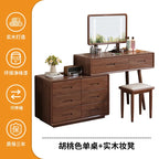 Dresser Table for Clothes Saint Vanity Makeup Stand with Mirror and Chair Furniture Comfortable with Drawers Banity Wardrobe