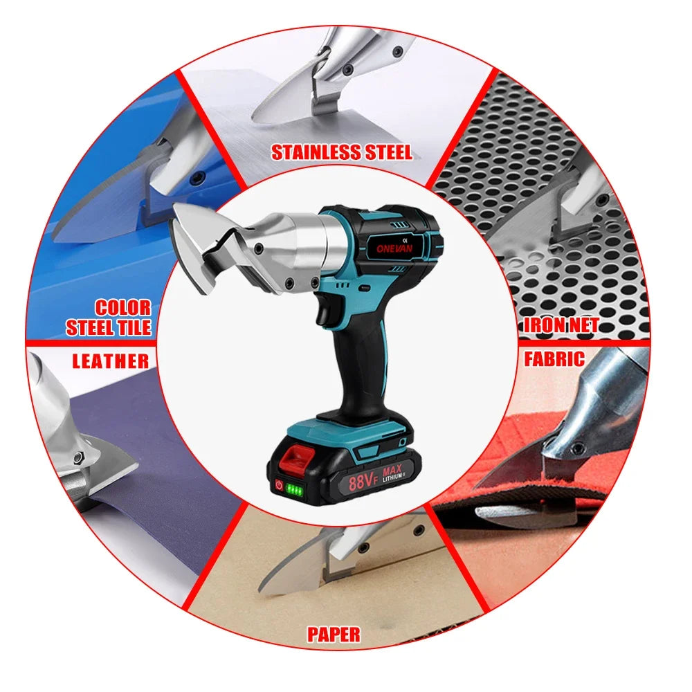 588N.m Electric Scissors Efficient Rechargeable Metal Plate Iron Multifunction Power Cutting Tool For Makita 18V Battery Pin