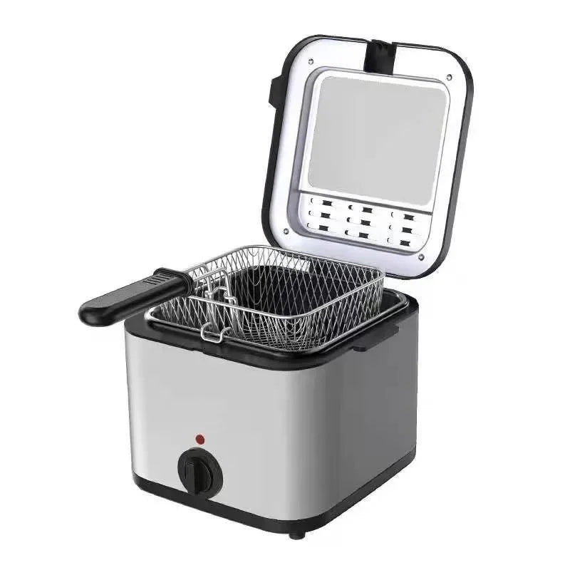 Electric Fryer 1PC 2.5L Large Capacity Home Fillet French Fries Fryer All-in-One Deep Fryer Kitchen Appliances With Basket