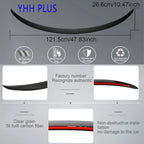 Real Carbon Fiber Spoiler For Tesla Mode Y Accessories Trunk Wing 2020-2024 Real Dry Carbon Original Model 3 Highland Exterior