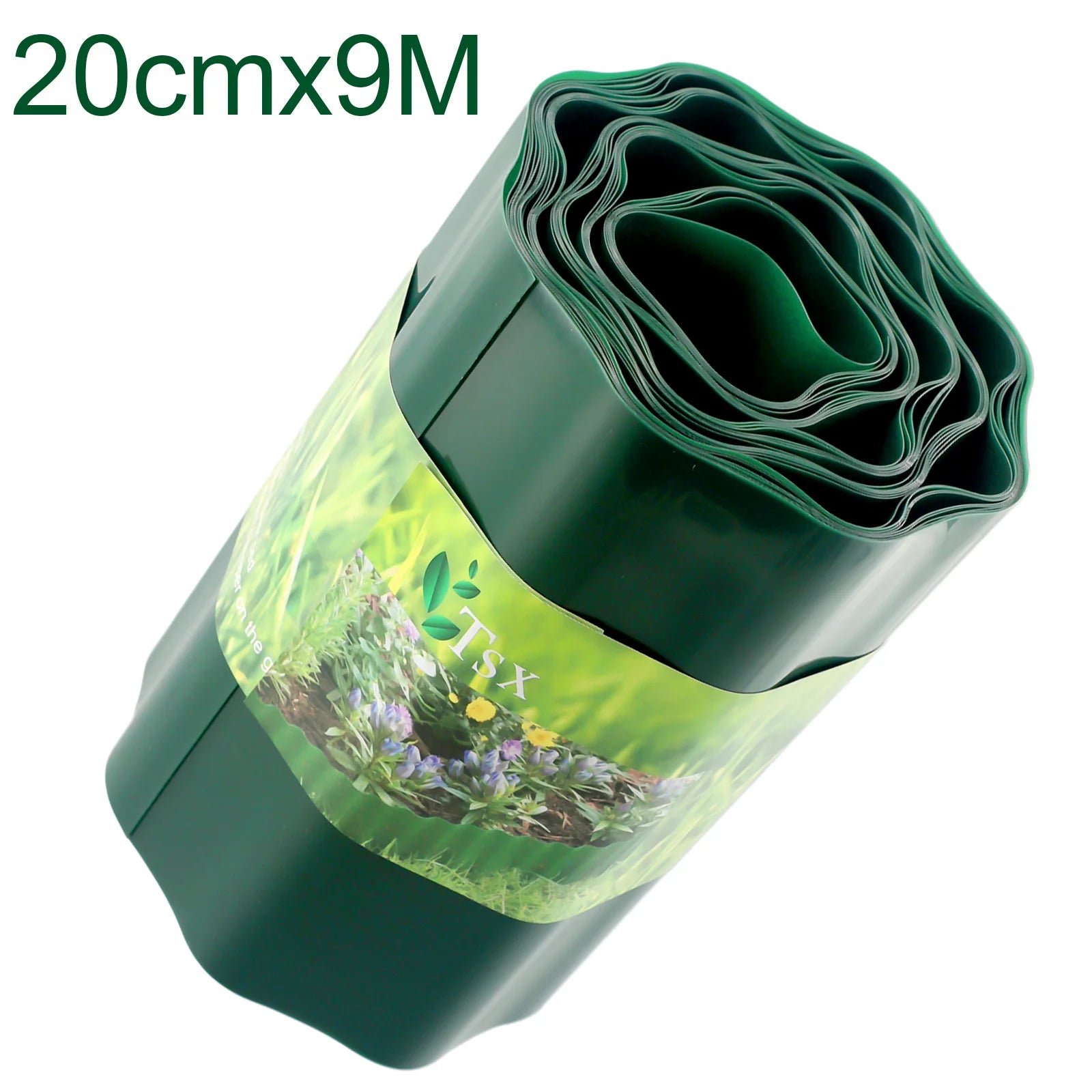 9M Garden Grass Lawn Edge Border Fence Path Flexible Lawn Edging Outdoor Landscape Fencing For Yard Garden Decoration