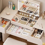 Comfortable for Bedroom Sets Small Vanity Vanity Makeup Toilet Chair Office Dressing Table Set with Mirror Dresser Tv Stands