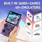KINHANK Open Source K36 Handheld Game Console 16000 Games Emulator for PS1/PSP/DC/N64/SS 500nit 3.5 Inch IPS Screen