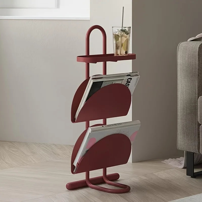 Sofa small side table living room balcony coffee table magazine bookshelf bedroom bedside shelf creative small table side cabine