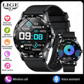 LIGE New Smartwatch Women Men 1.38-inch Smart Watch Message Notification iOS Android Smartwatches Fitness Bluetooth Call Watches