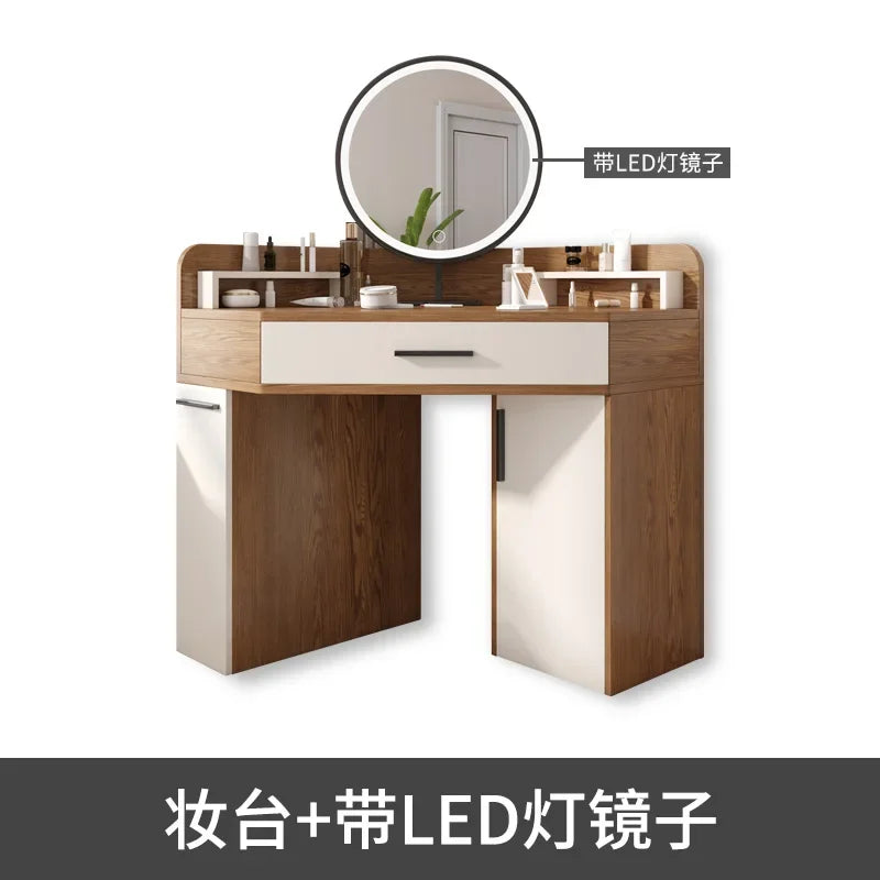 Corner Dressing Table Modern Minimalist Bedroom Corner Simple Makeup Table Multifunctional Dresser