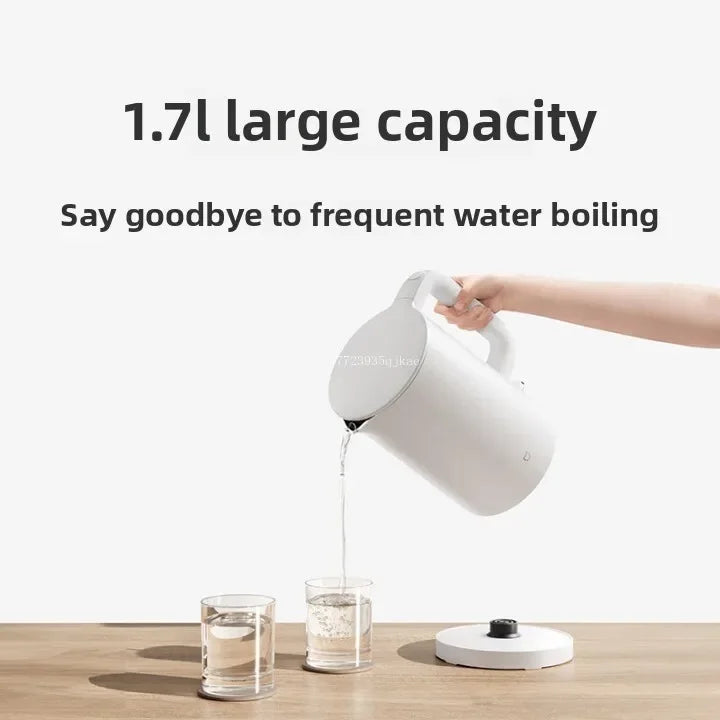 2025 Xiaomi Mijia Electric Kettle 3 1.7L Household 316 Stainless Steel 1800W Fast Heating Automatic Power Off Hot Water Kettle