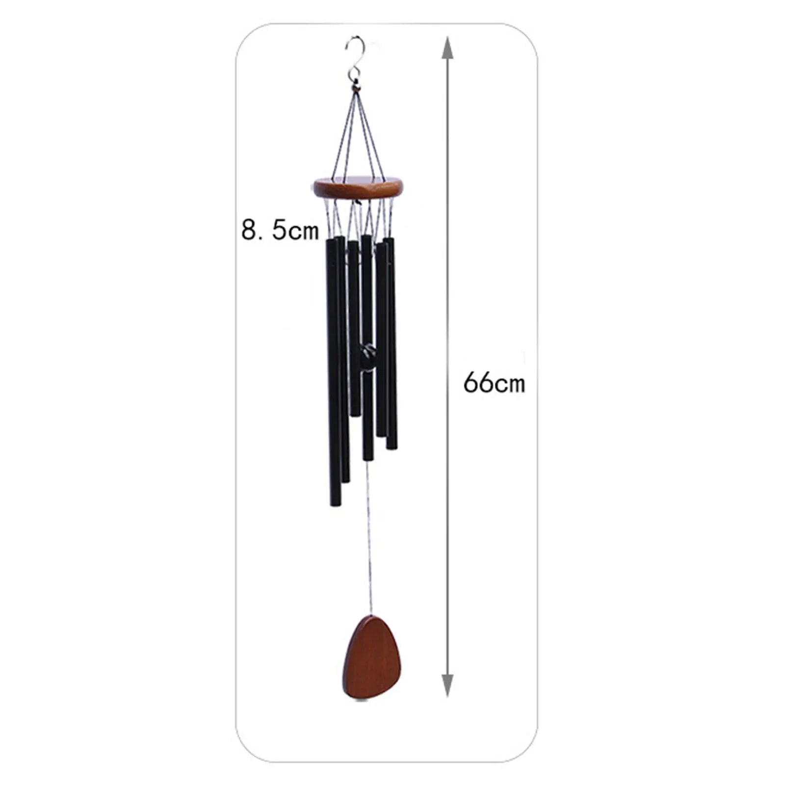 27 Tubes Outdoor Pendant Anti-rust Outdoor Decoration Wind Bell Multi-tube Wind Chime Fashion Pendants Indoor Pathway Home Decor