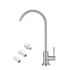 Reverse Osmosis RO Undersink Drinking Water Filter Tap Faucet 1/4" Chrome Mixer