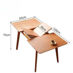 Italian Kitchen Extendable Dining Table Coffee 6 Chairs Center Mid Century Foldable Table Wood Vintage Luxury Room Furniture