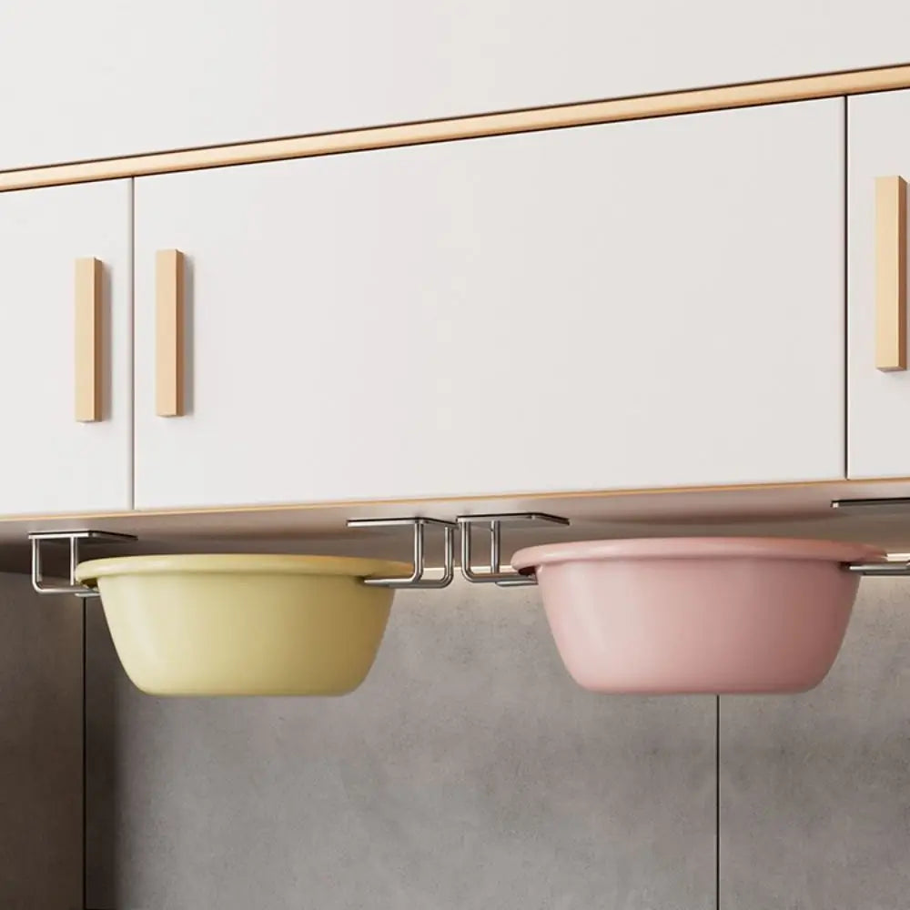 Multi-Functional Kitchen Storage Rack Square Space-Saving Serving Board Organizer Durable Convenient Wall-Mounted Pot Lid Holder
