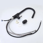 kitchen faucet with a pull - down sprayer， Without Deck Plate,Fit for kitchen sink or laundry sink