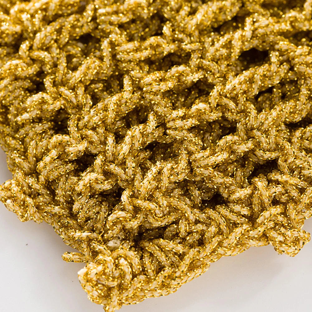 Kitchen Gold Thread Cleaning Cloth Hangable Space-saving Dishwashing Towel For Home