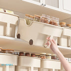 【N】Kitchen Sundries Storage Case With Wheels Seasoning Bottle Jar Storage Container Kitchen Closet Organizer