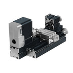 Mini All Metal Lathe Machine DIY Tool Benchtop Wood Lathe Woodworking for Hobby Sience Education Modelmaking AC110V-240V 36W