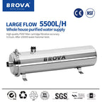 BROVA high flow commercial/household water purifier 5500L/H 0.01μm PVD