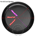 For 4"/5"/6.5"/8"/10" Inch Speaker Conversion Net Cover Car Home Audio Decorative Circle Metal Mesh Grille Protection 16E