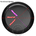 For 4"/5"/6.5"/8"/10" Inch Speaker Conversion Net Cover Car Home Audio Decorative Circle Metal Mesh Grille Protection 16E