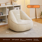 X&D Bean Bag Lazy Corduroy Comfortable Sofa Single Bed Tatami Bedroom Balcony Casual Lightweight Small Sofa Living Room 2024 New