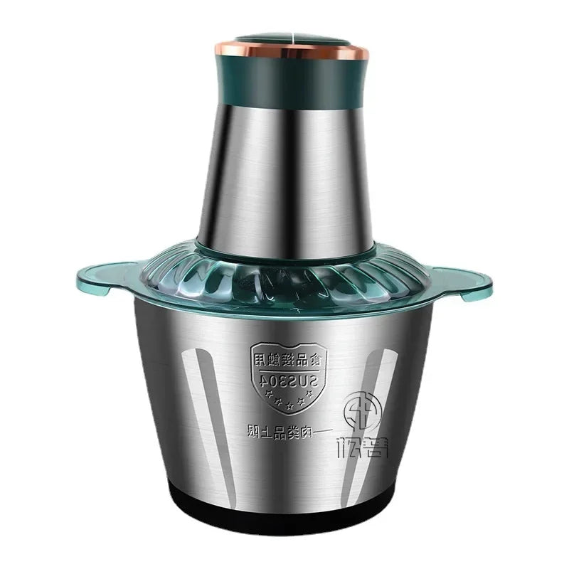 Electric Meat Grinders 3L Food Crusher 6S Stainless Steel Multifunctional Vegetable Slicer Processor Chopper Kitchen Appliances