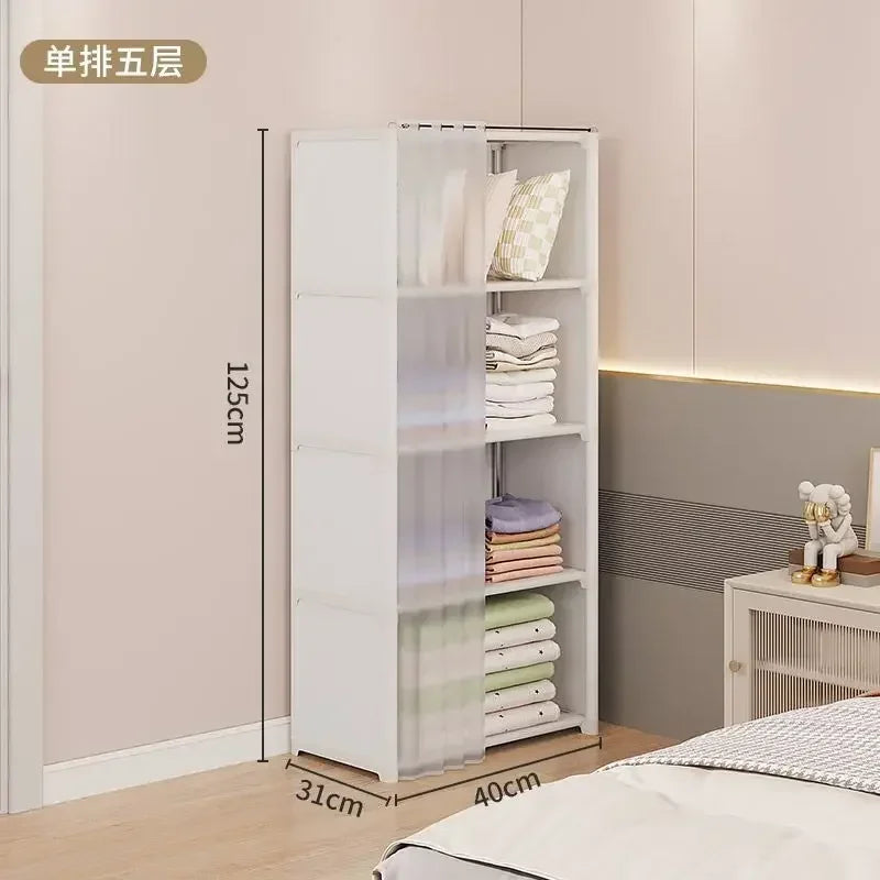 Open Closets Storage Locker Armoire Wardrobe Closet Folding Clothes Cabinet Dressing Rooms Dressers Bedroom Furniture Assembly