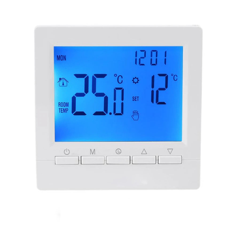 Smart Thermostat Hygrometer With Child Lock Backlight Battery Wired Thermostat Home Smart Water and Floor Heating Controller