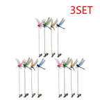 4/8/32Pcs Simulation 3D Dragonfly Clip Lifelike Outdoor Decor Realistic Bug Deterrents Fake Dragonfly Garden Decorative Clip