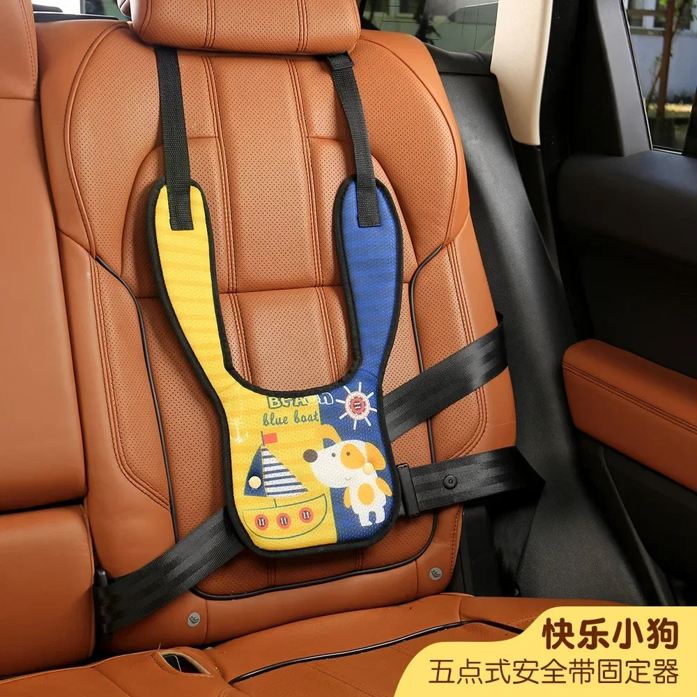 Adjustable Child Seat Belt Retainer Strangulation Neck Shoulder Cover Simple and Convenient Shoulder Cover for Car Safety Seat
