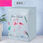 Waterproof Washing Machine Cover Home Polyester Roller  Laundry Silver Coating Dustproof Case Cover