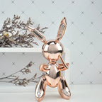 Modern Art Balloon Rabbit Statue Creative Animal Sculpture Home Decor 25/35CM Height
