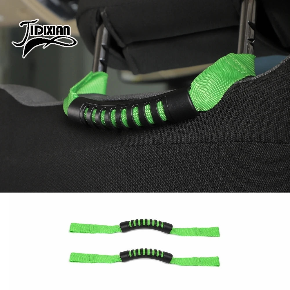 JIDIXIAN Car Seat Headrest Grab Handle for Jeep for Dodge for Ford F150 for Jimny for Chevrolet for GMC for Chrysler for 4Runner